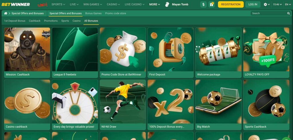betwinner bonuses