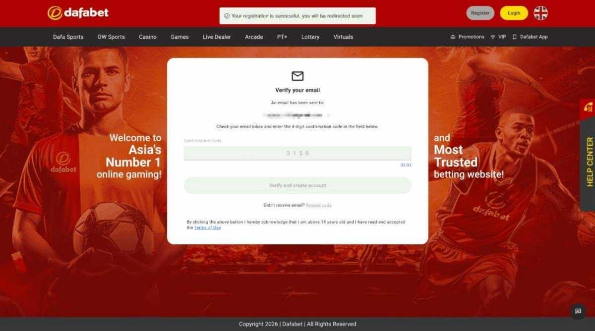 Stage 4 Registration Dafabet Casino f