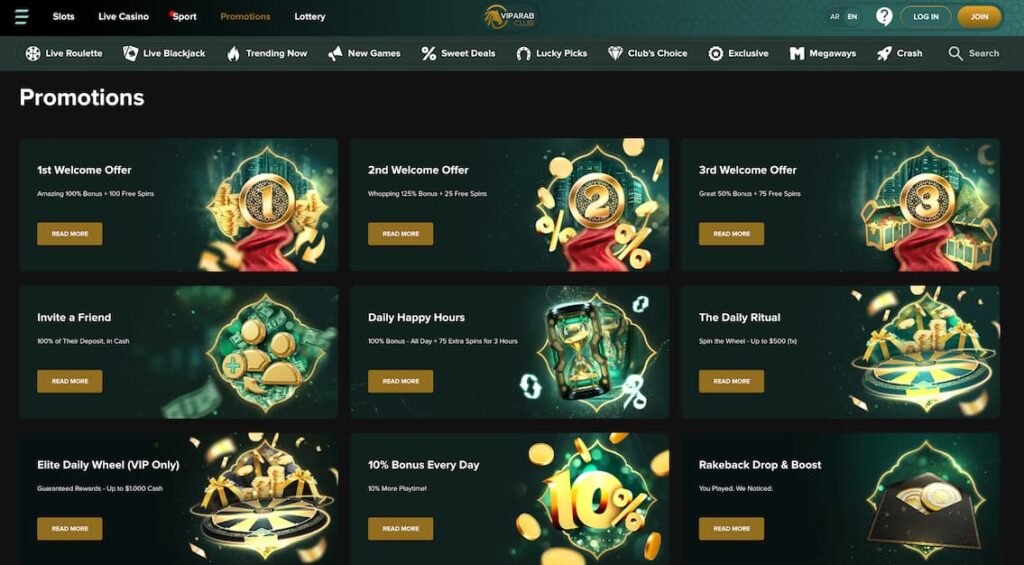 VipArabClub Bonuses En
