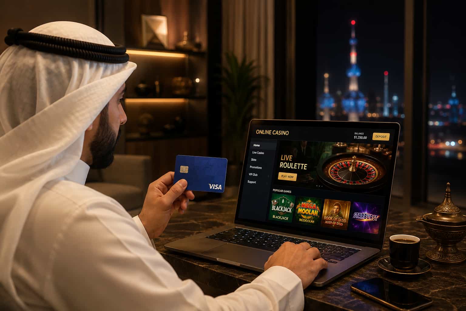 Playing a Visa casino