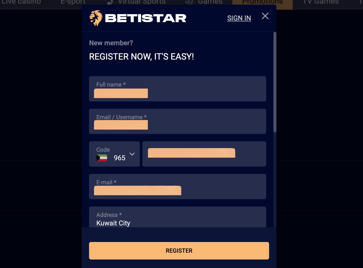 betistar-registration-from-kuwait
