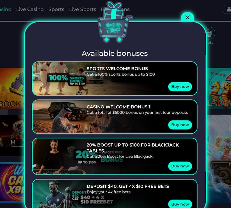 cosmoswin-bonus-section