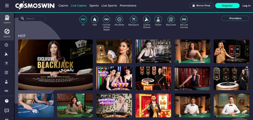 cosmoswin-live-casino-games